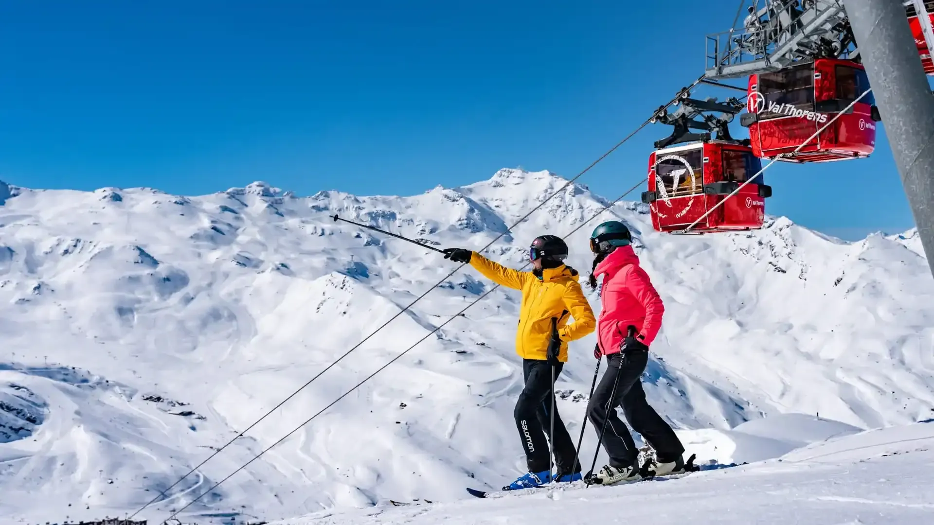 Station de ski dans les Alpes